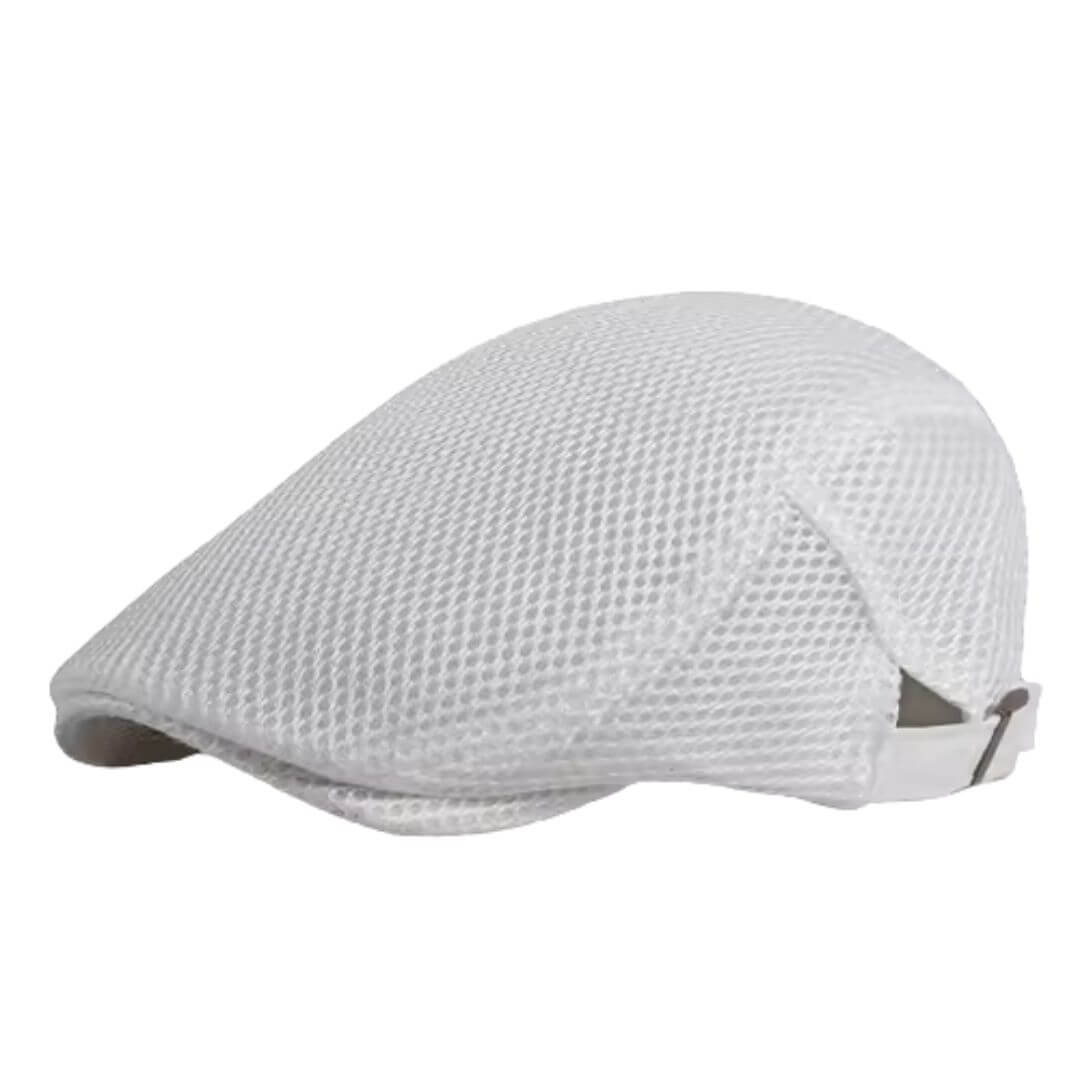 Mesh Acrylic Flat Cap – Breathable, Adjustable