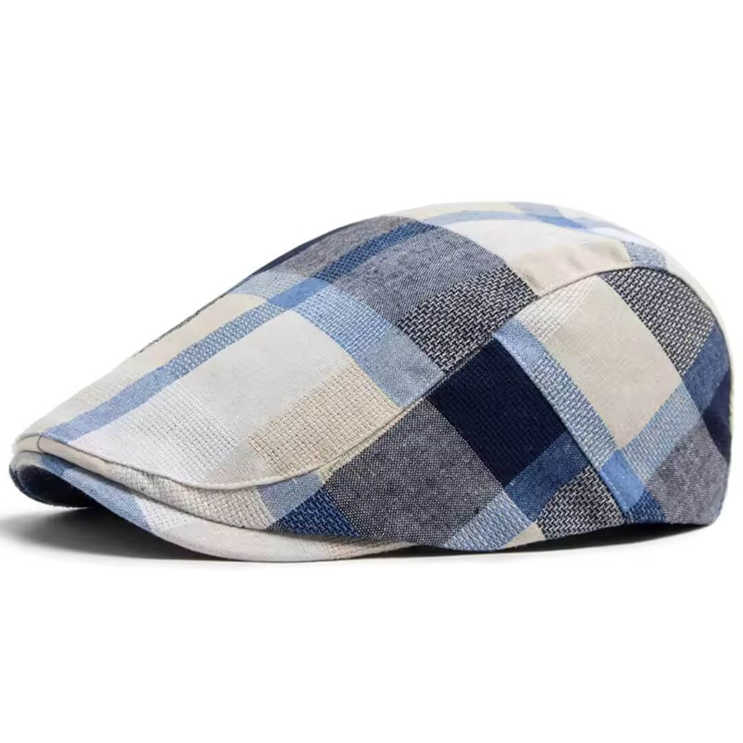 Cotton Flat Cap – Patchwork Style