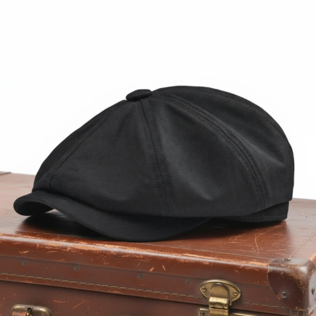 Cotton Twill Newsboy Cap | Timeless Style