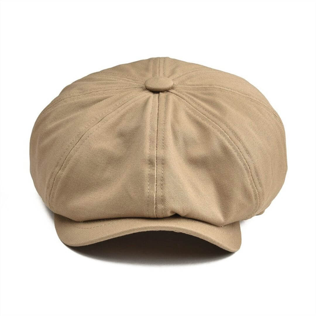 Cotton Twill Newsboy Cap | Timeless Style