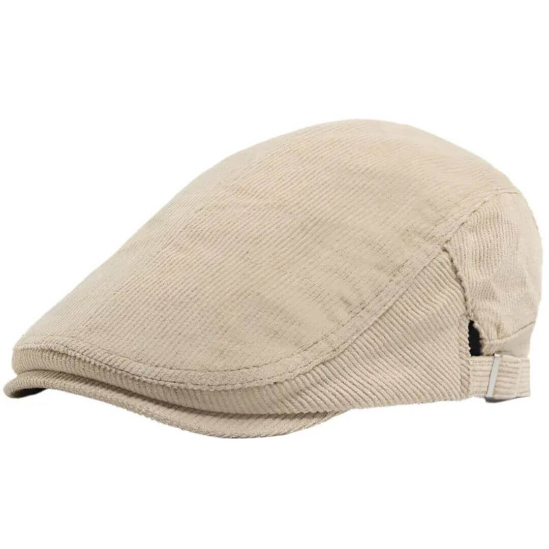 Corduroy Flat Cap - Adjustable Classic
