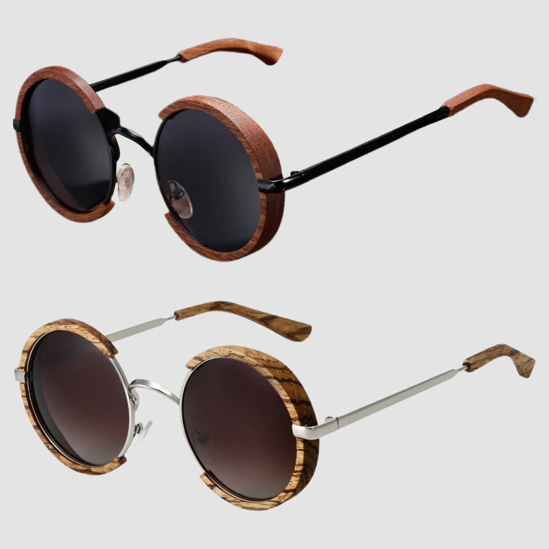 Mahogany Sunglasses – Vintage Wooden Shades