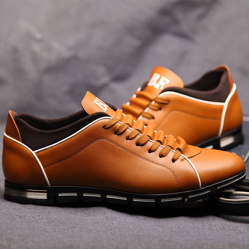 Italian Leather Sneakers | Bold Stylish Casual Shoes With Rubber Sole | Viretti Milano