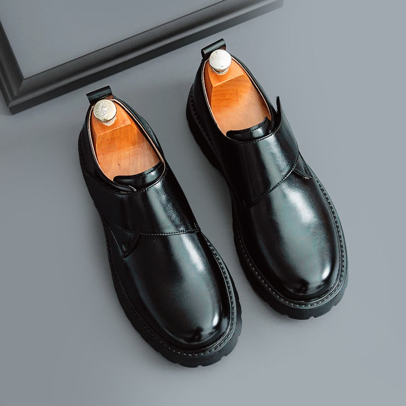 Chunky Leather Shoes - Italian Style