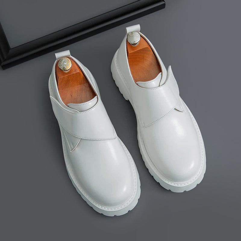 Chunky Leather Shoes - Italian Style