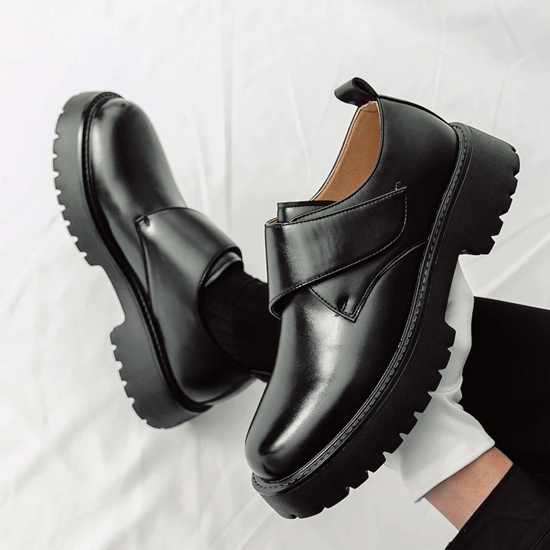 Chunky Leather Shoes - Italian Style