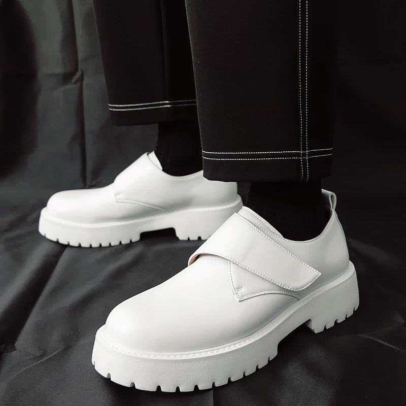 Chunky Leather Shoes - Italian Style