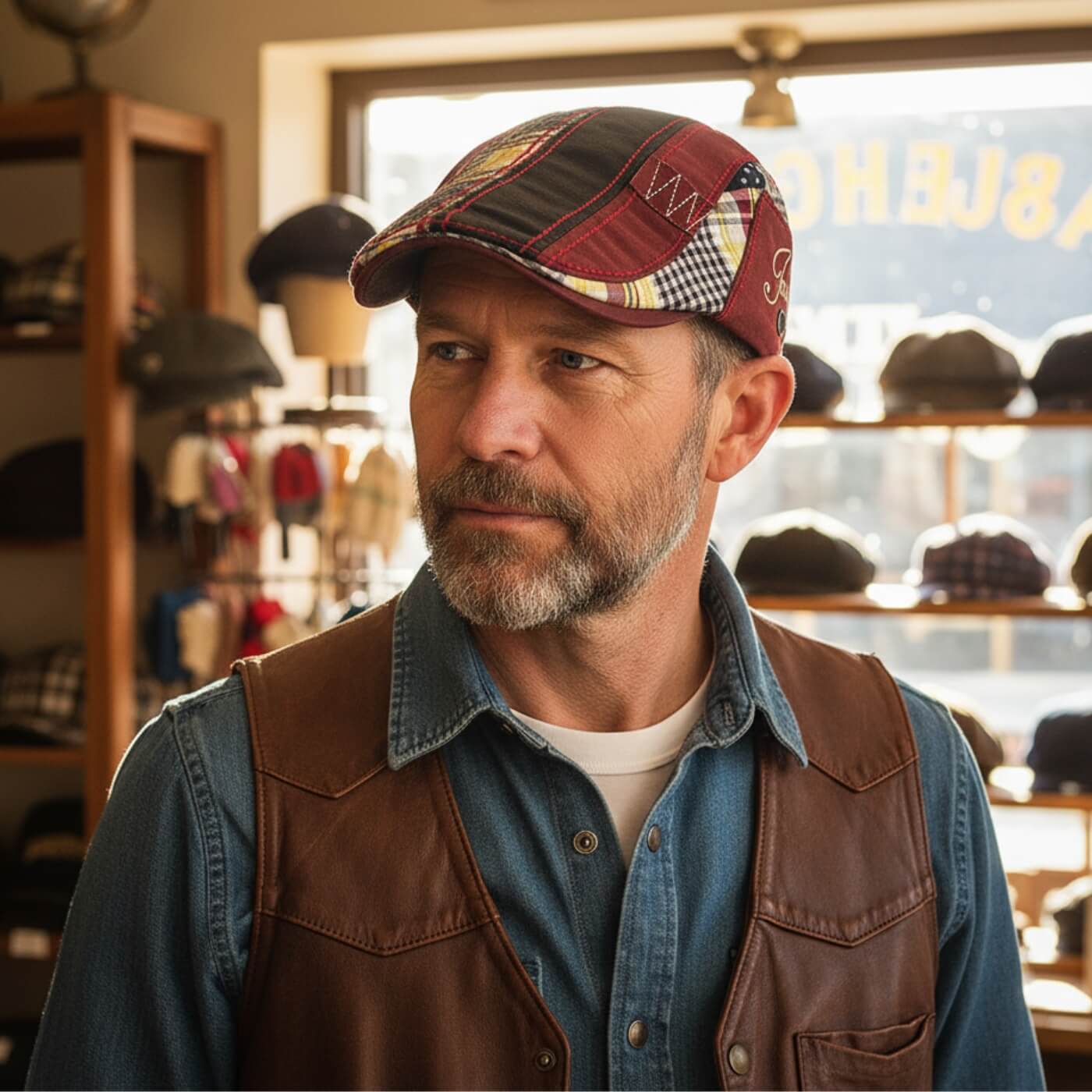 Patchwork Cotton Cap | Handcrafted Elegance