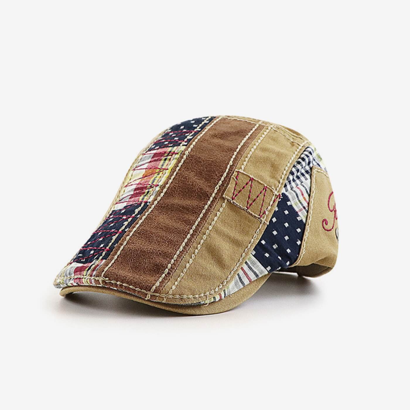 Patchwork Cotton Cap | Handcrafted Elegance