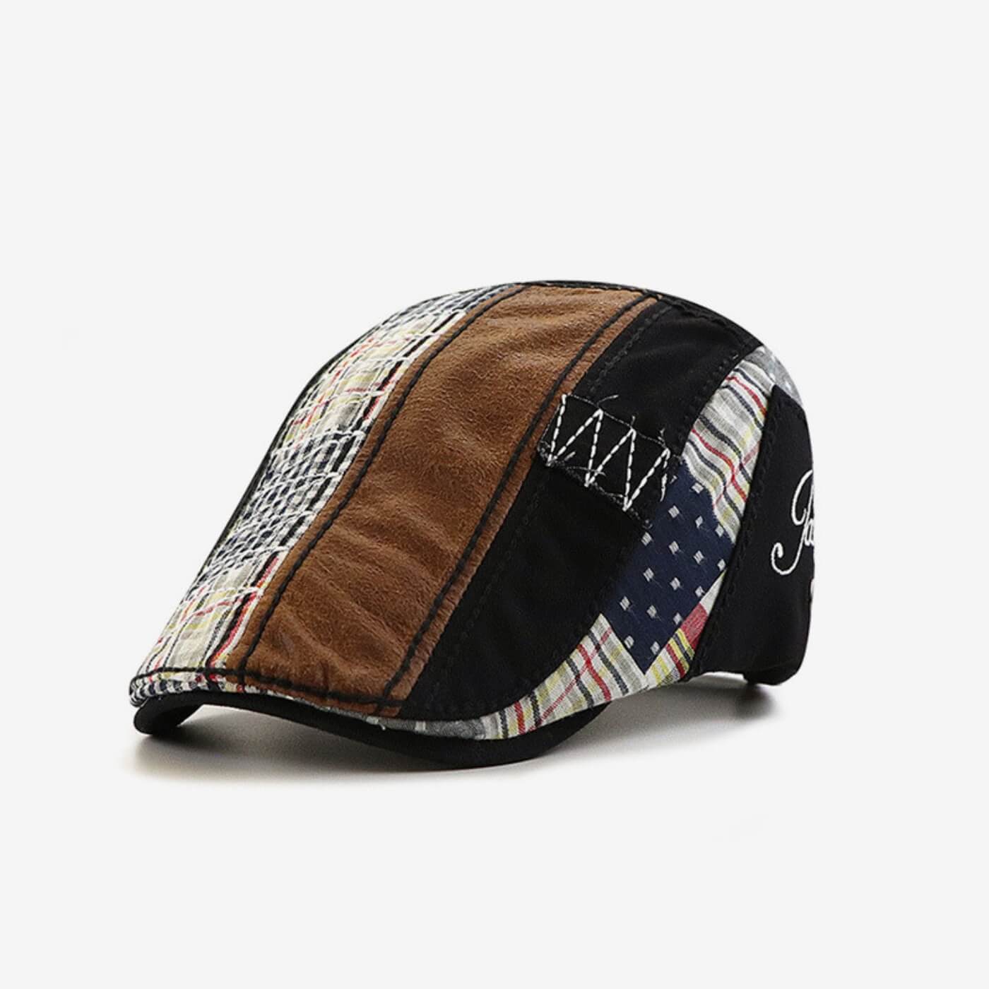 Patchwork Cotton Cap | Handcrafted Elegance