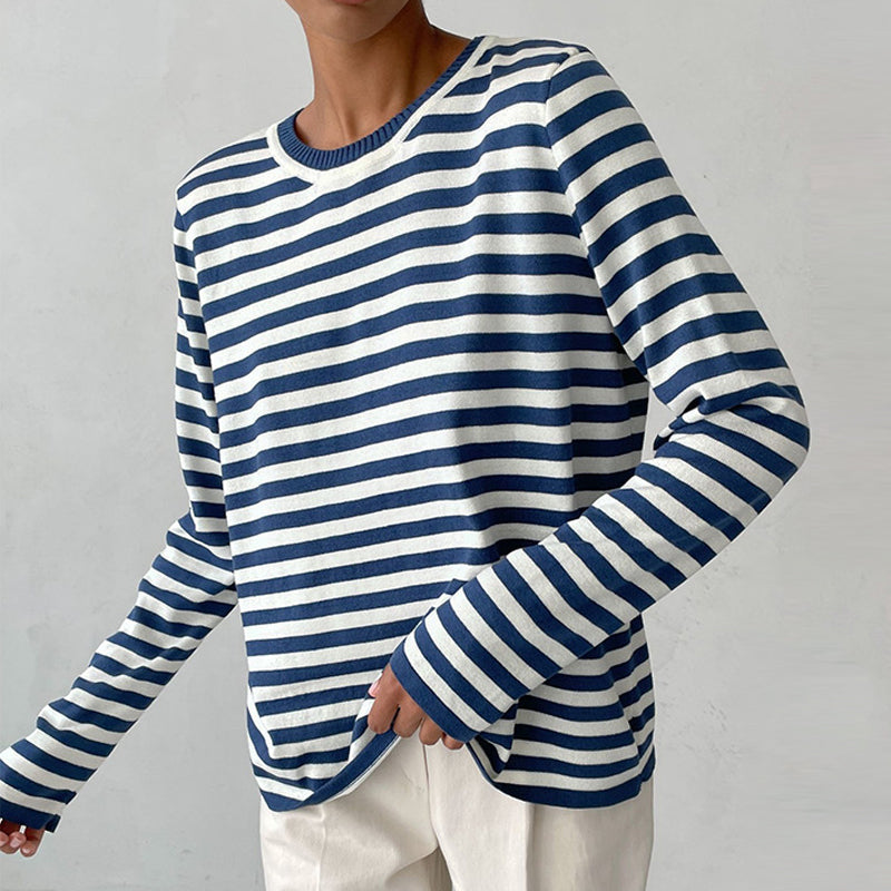 Striped Long Sleeve Shirt | Viretti Milano