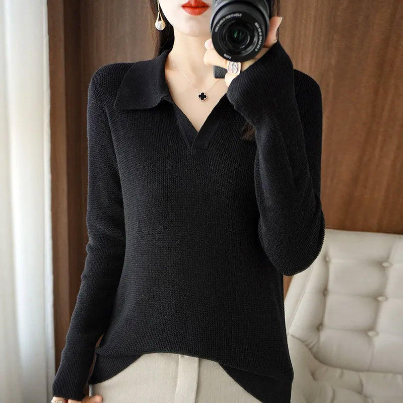 Heavenly Knit Pullover Luxury Wool Cotton