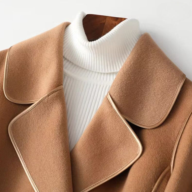 Wool Coat - Tailored Luxury Belted