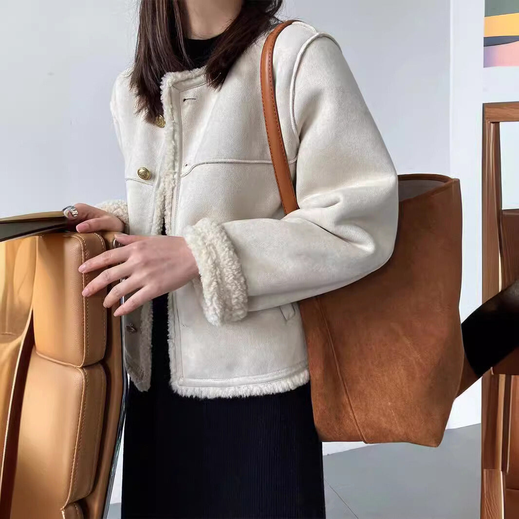 Sherpa Chic Coat - Luxury Warmth