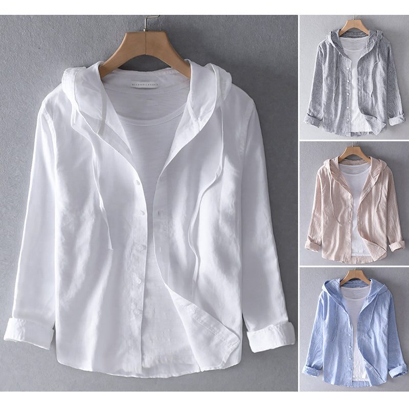 Linen Shirt - Breathable Cotton Blend