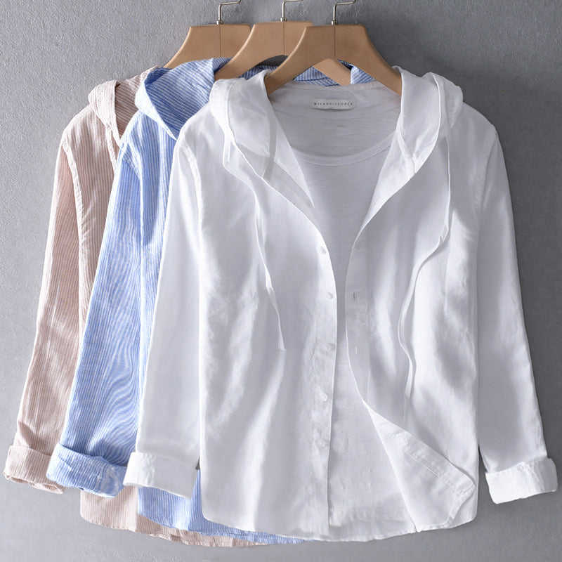 Linen Shirt - Breathable Cotton Blend