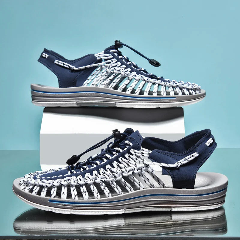 Bahamas Flat Sandals | Italian Style Breathable Summer Footwear | Viretti Milano