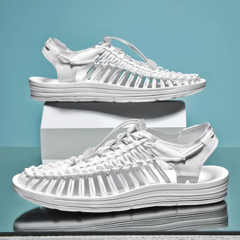 Bahamas Flat Sandals | Italian Style Breathable Summer Footwear | Viretti Milano