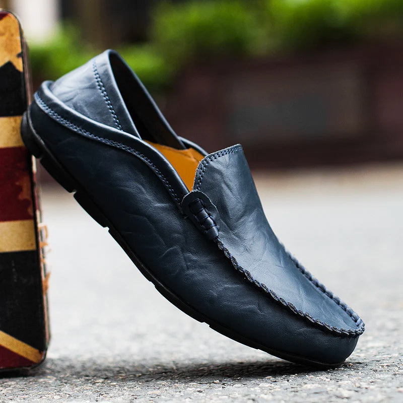 Italian Leather Loafers | Classic Comfortable Men's Slip-On Shoes | Viretti Milano