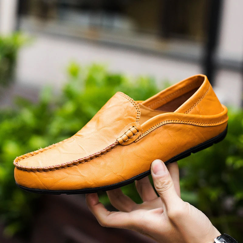Italian Leather Loafers | Classic Comfortable Men's Slip-On Shoes | Viretti Milano