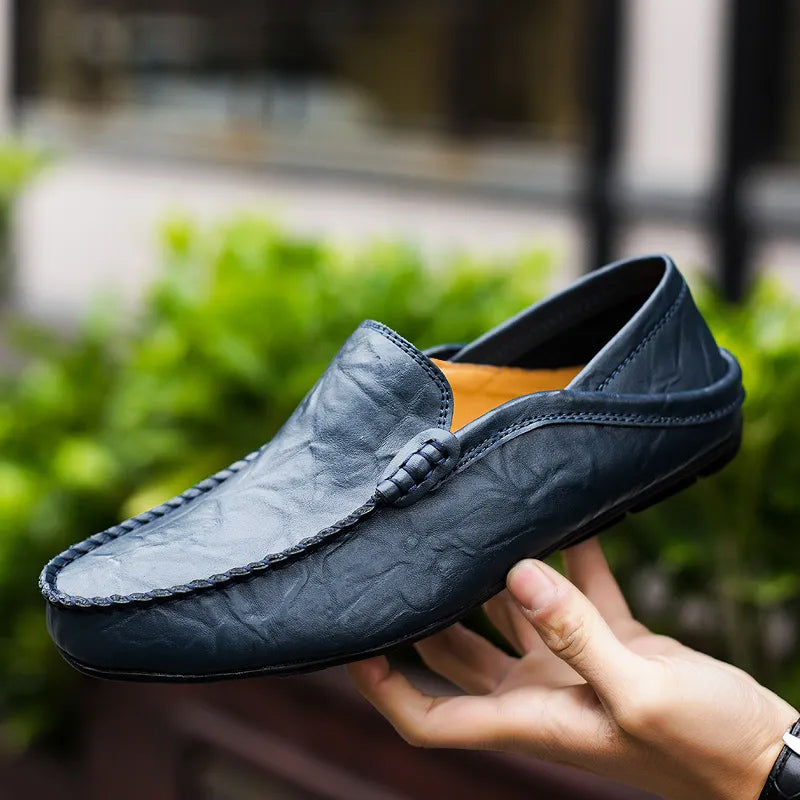 Italian Leather Loafers | Classic Comfortable Men's Slip-On Shoes | Viretti Milano
