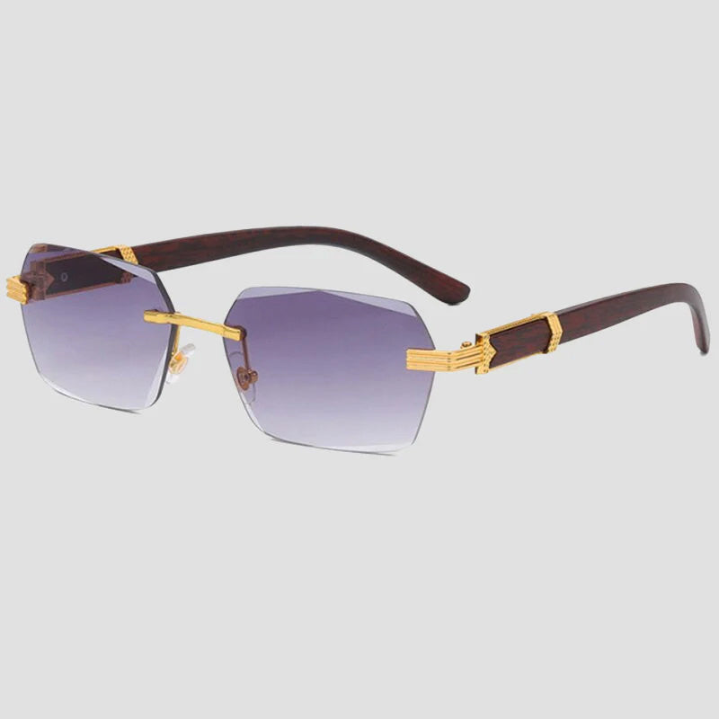 Rimless Gradient Sunglasses – Polarized Lightweight Luxury