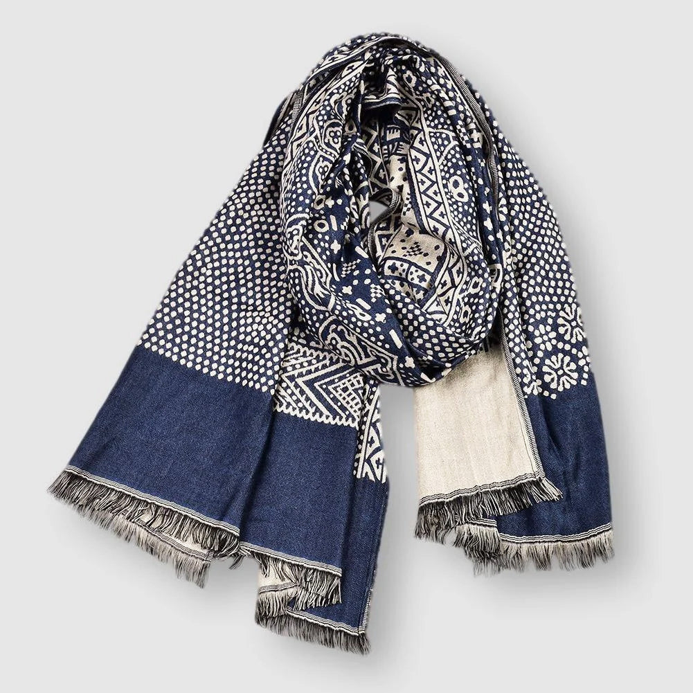 Cotton Scarf – Lightweight Patterned Wrap