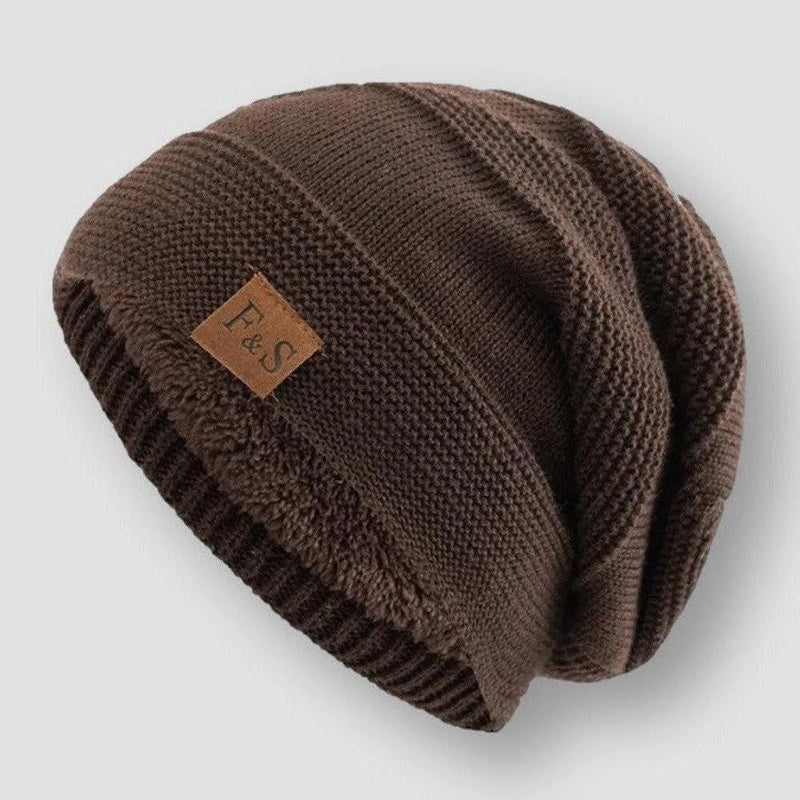 Fleece Knit Beanie – Warm Wool Blend