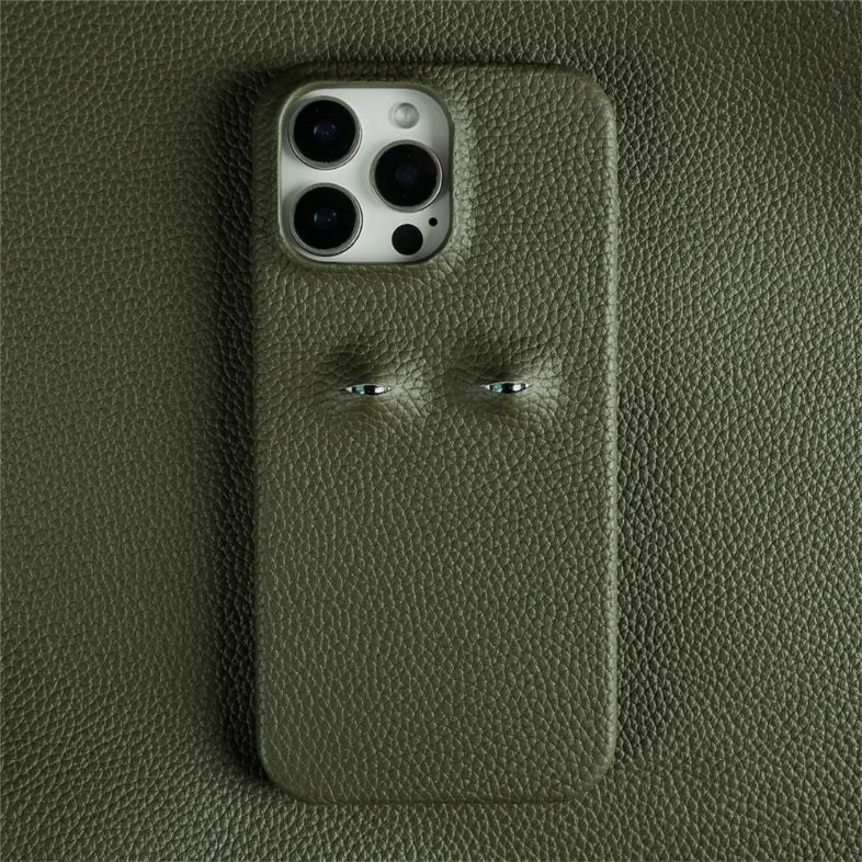 Leather iPhone Case – Premium Pebbled Design