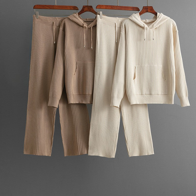 Cotton Lounge Set – Soft Ribbed