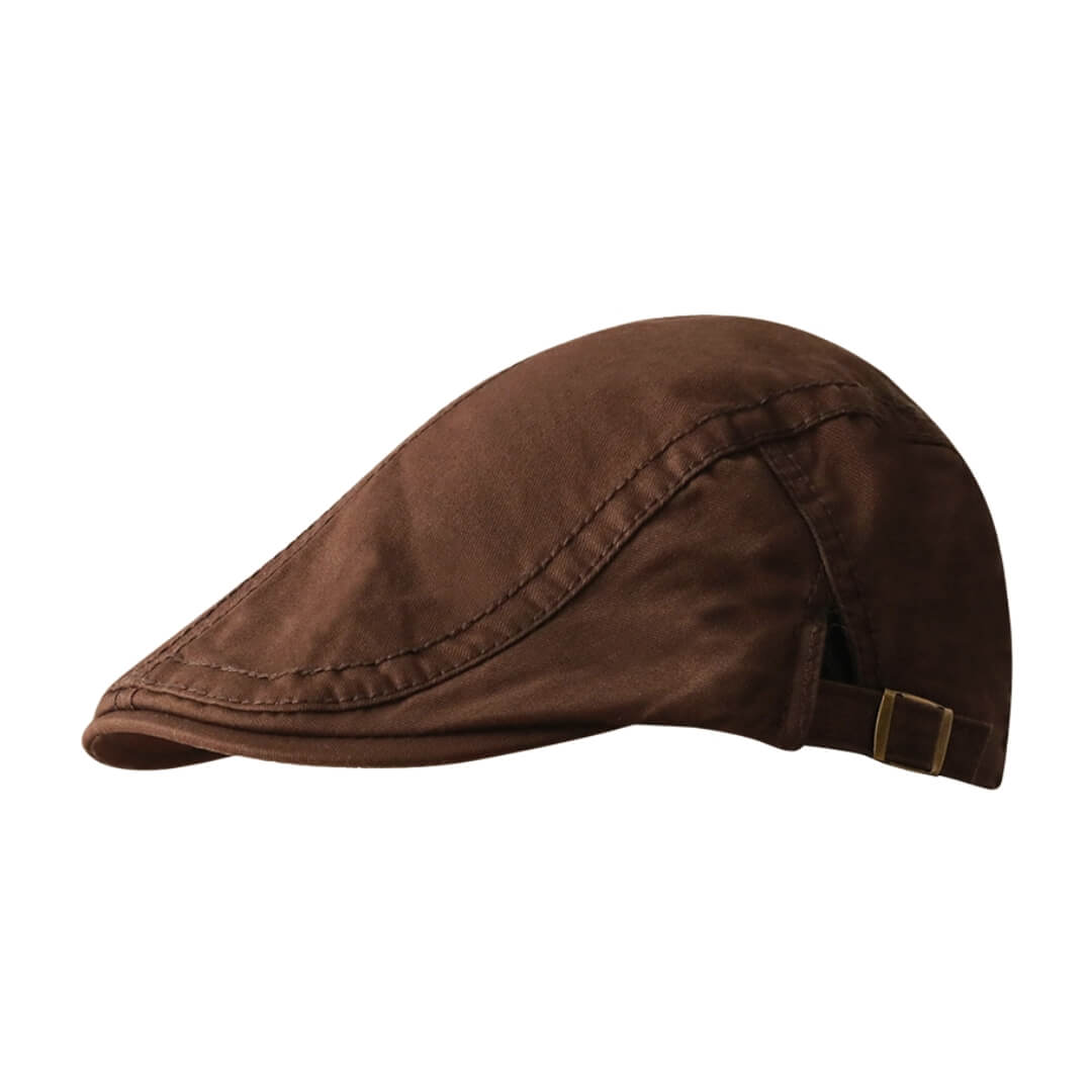 Cotton Flat Cap - Adjustable Classic