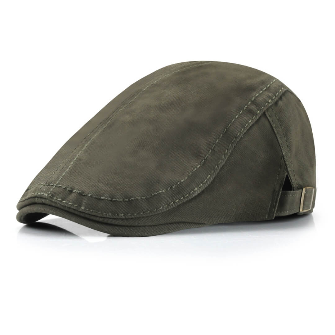Cotton Flat Cap | Breathable Lightweight Hat