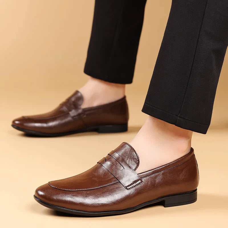 Italian Leather Loafers | Artisan Crafted Dress Shoes