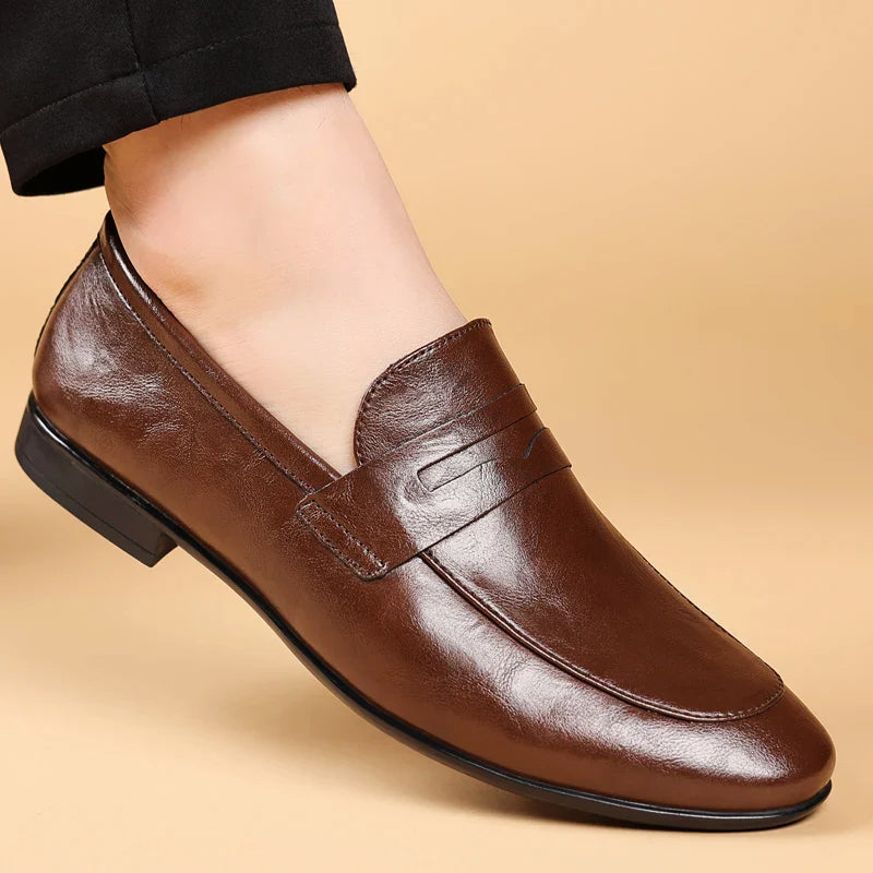 Italian Leather Loafers | Artisan Crafted Dress Shoes