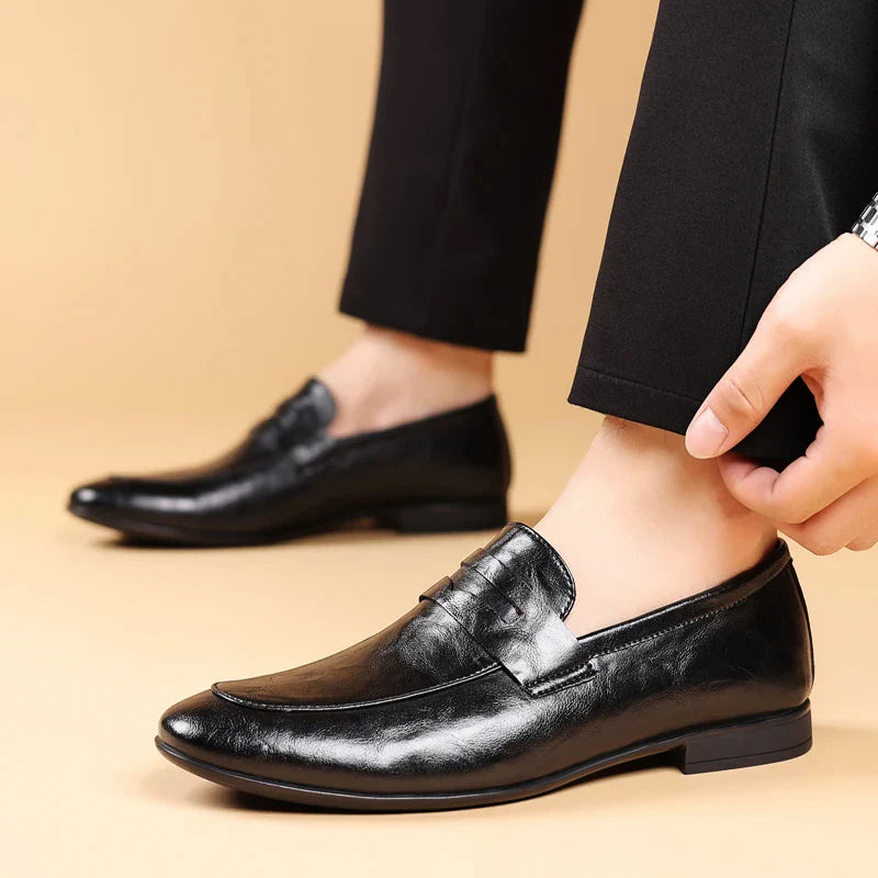 Italian Leather Loafers | Artisan Crafted Dress Shoes