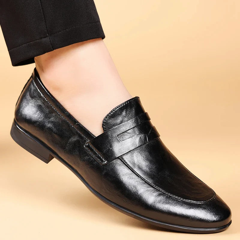 Italian Leather Loafers | Artisan Crafted Dress Shoes