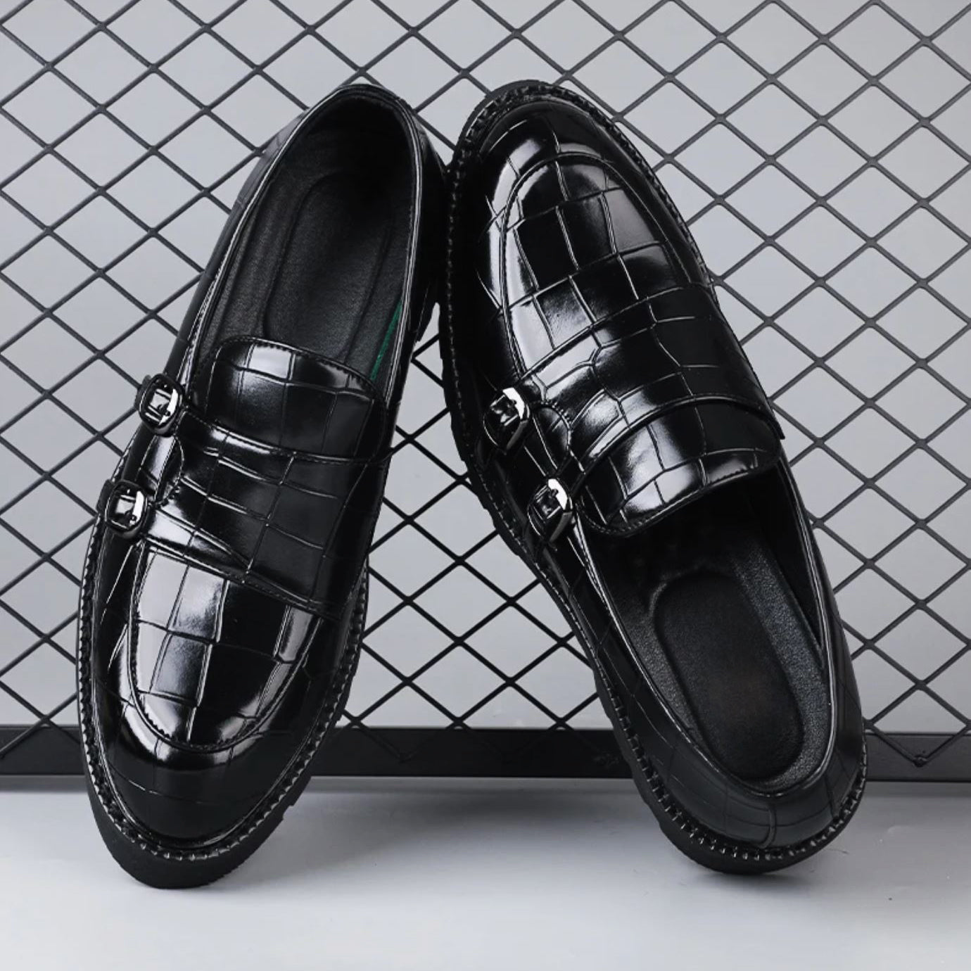 Italian Leather Loafers | Breathable Men's Slip-On Shoes