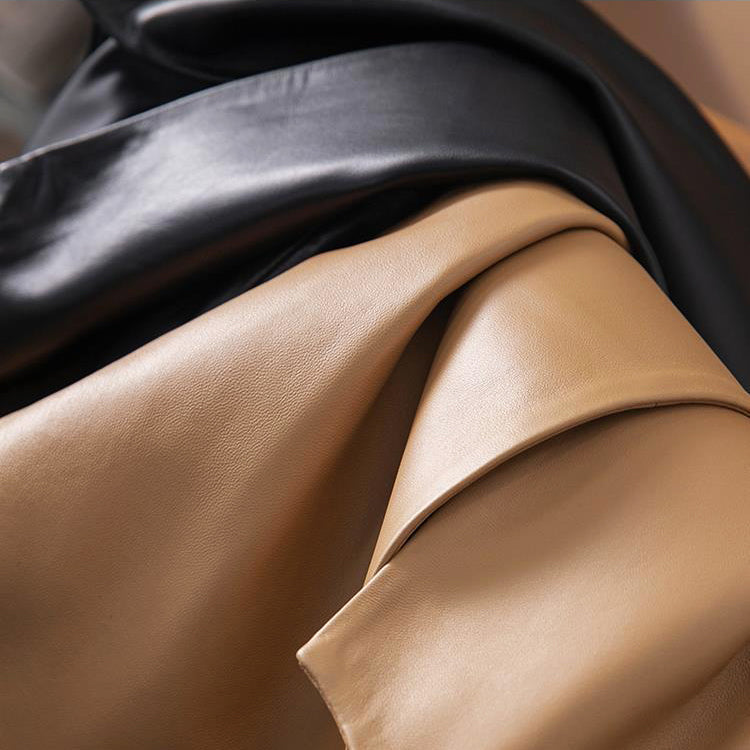 Vegan Leather Jacket | Tailored Minimalist Style