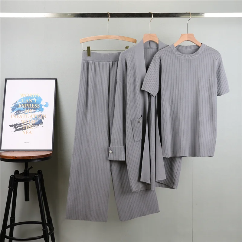 La Tranquillità Raffinato Set - Relaxed Wide-Leg Outfit