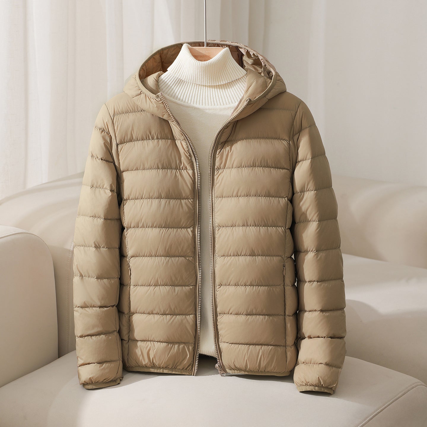 Quilted Down Jacket – Lightweight, Packable