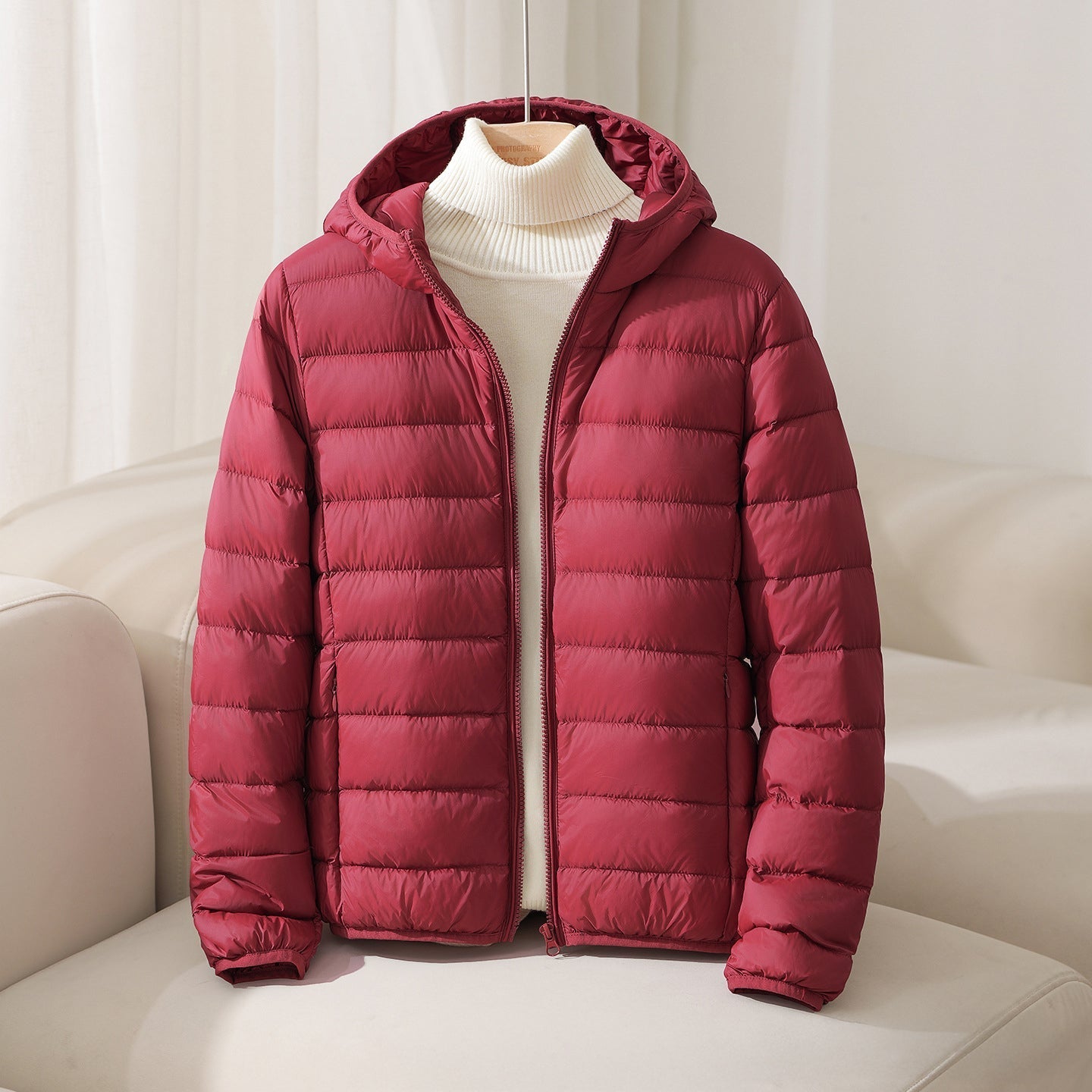 Quilted Down Jacket – Lightweight, Packable