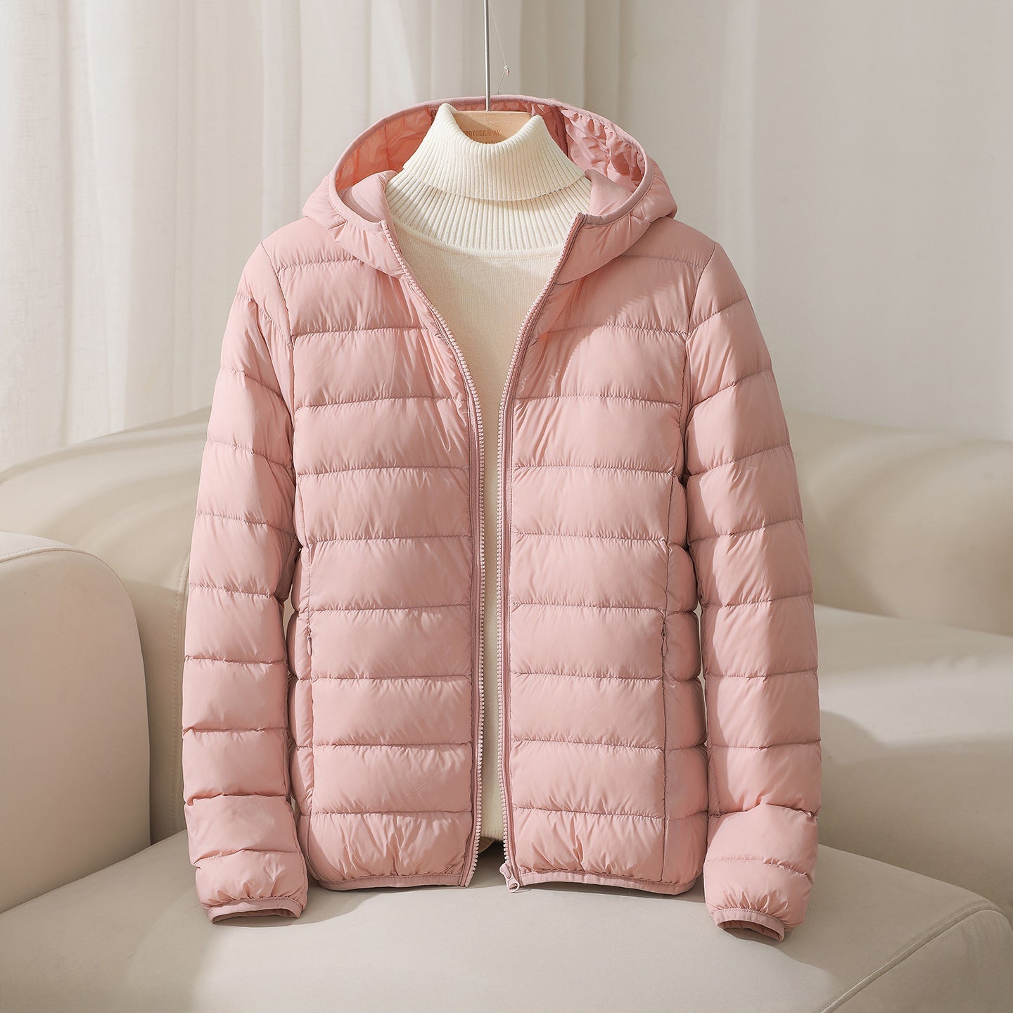 Quilted Down Jacket – Lightweight, Packable