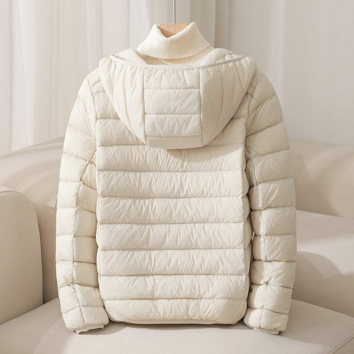 Quilted Down Jacket – Lightweight, Packable