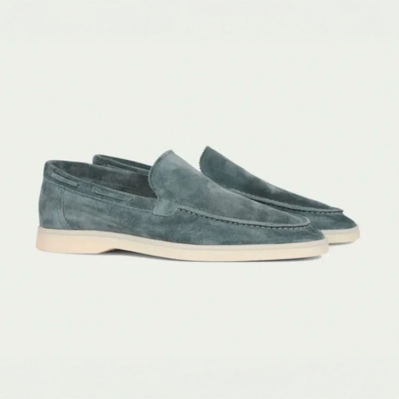 Suede Loafers - Classic Men's Slip-Ons with Soft Cushioned Insole | Viretti Milano