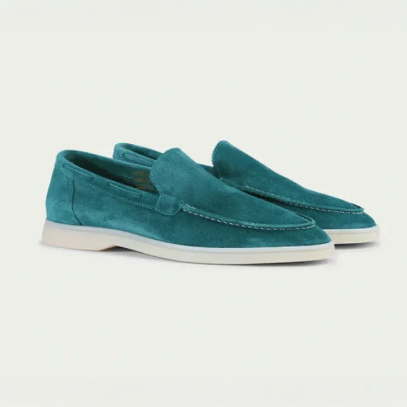 Suede Loafers - Classic Men's Slip-Ons with Soft Cushioned Insole | Viretti Milano