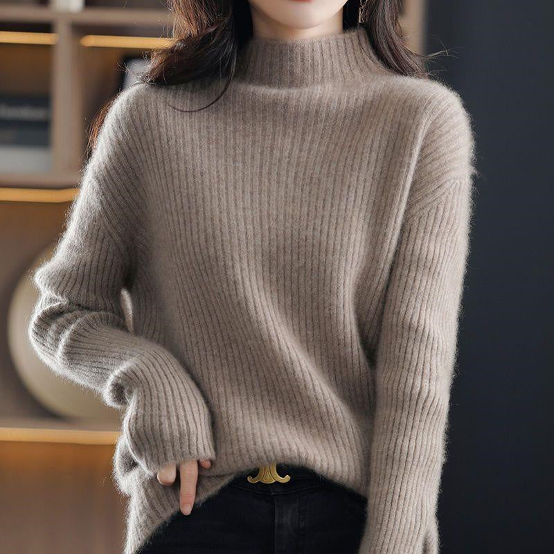 Striped Knit Sweater – Artisan Turtleneck