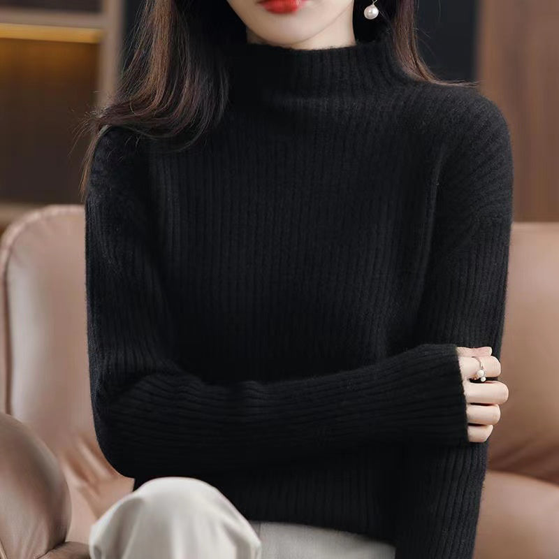 Striped Knit Sweater – Artisan Turtleneck