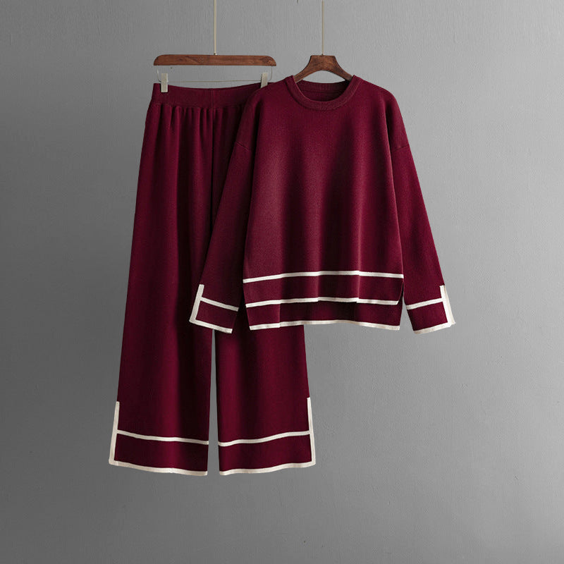 Luxe Knitwear Duo – Relaxed Silhouette Set