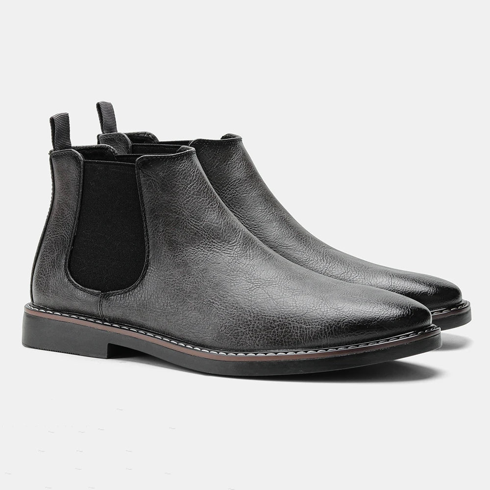 Earthtone Chelsea Boots | Vegan Suede Classic Design | Viretti Milano