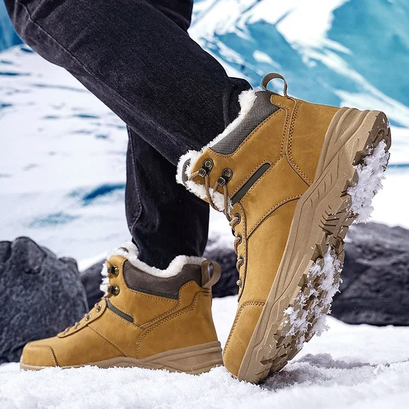 Men's Trekking Boots | Italian Hiking Shoes with Plush Lining & Non-Slip Sole | Viretti Milano
